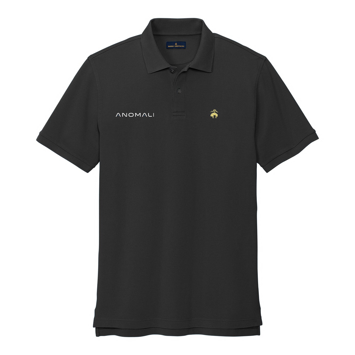 Brooks Brothers® Pima Cotton  Deep Black Pique Men's Polo